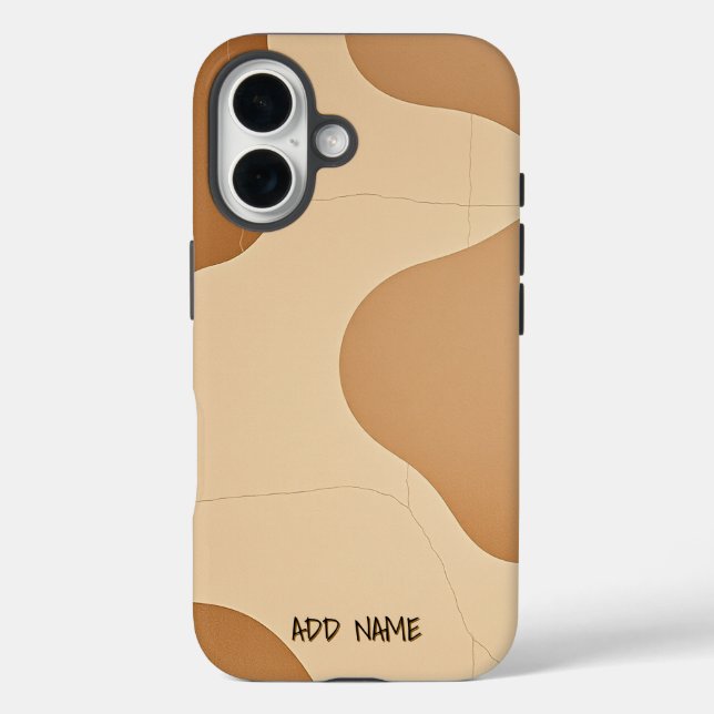 Earthy Abstract Minimalist Design Case-Mate iPhone Case (Back)