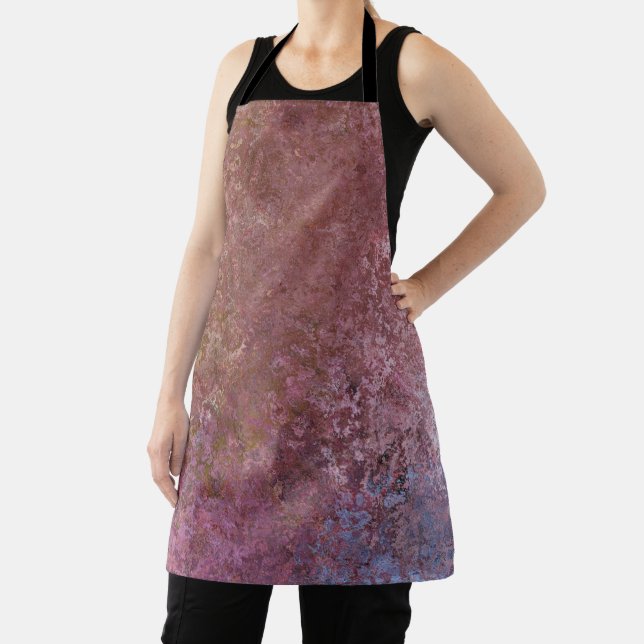 Earthy Alcohol Ink Abstract Apron (Insitu)