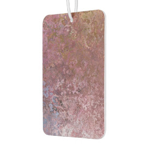 Earthy Alcohol Ink Abstract Car Air Freshener