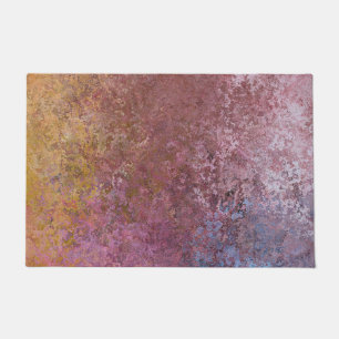 Earthy Alcohol Ink Abstract Doormat