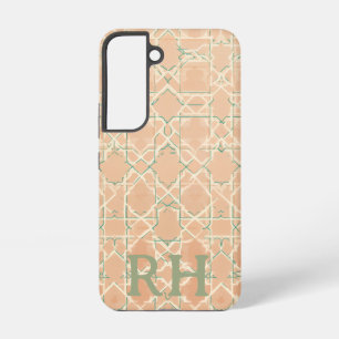 Earthy Arabesque Terracotta & Sage Custom Samsung Galaxy Case