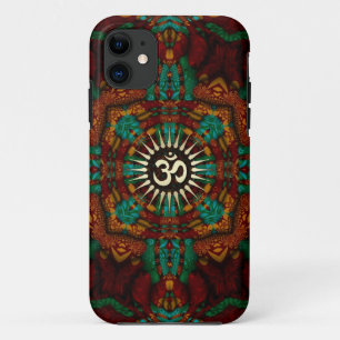Earthy Batik  Gold Aum iPhone 5 Case-Mate iPhone 11 Case
