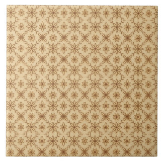 Earthy Bloom – A Touch of Vintage Elegance Ceramic Tile