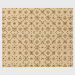 Earthy Bloom – A Touch of Vintage Elegance Wrapping Paper