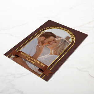 Earthy Boho Arch Photo Jewish Chuppah Hebrew