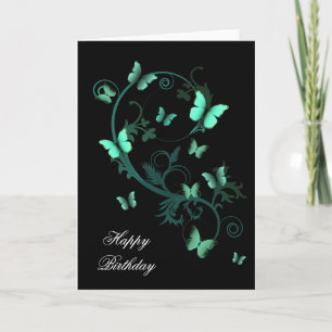 Earthy Butterflies Card