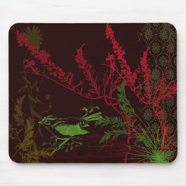 Earthy Collage Mousepad (Front)