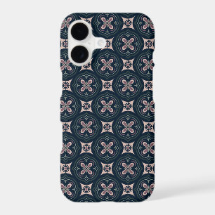 earthy coloured floral geometric tiles