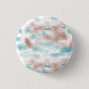 Earthy Earth Tone Clouds 3 Cm Round Badge