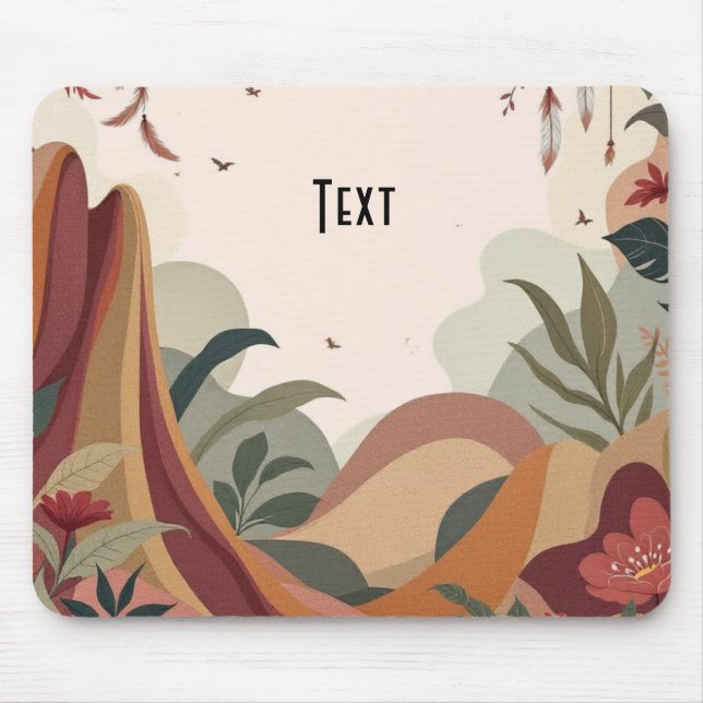 Earthy Escape Mouse Pad (Front)