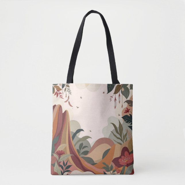Earthy Escape Tote Bag (Front)