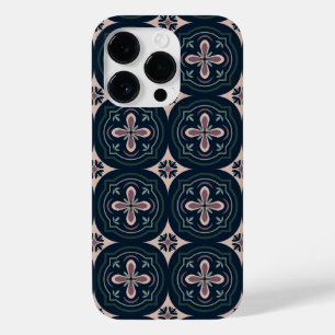 Earthy Floral Geometric Tiles Case-Mate iPhone 14 Pro Case