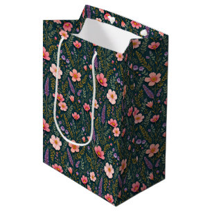 Earthy Floral Gift Bag