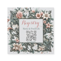 Earthy Floral Vine Insert