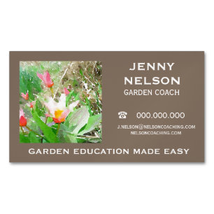 Earthy Garden Coaching Business Card
