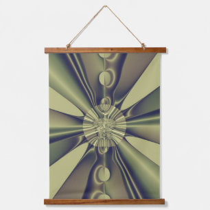 Earthy Geometric Abstract Modern Art Hanging Tapestry