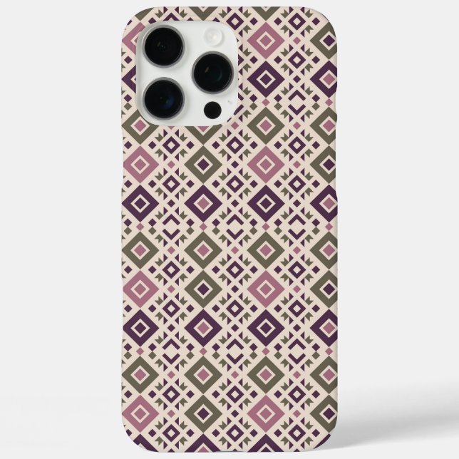 Earthy Geometric Elegance Case-Mate iPhone Case (Back)