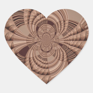 Earthy Hakuna Matata Art Print Heart Sticker