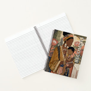 Earthy Heritage Becoming New Mother Customisable Notebook