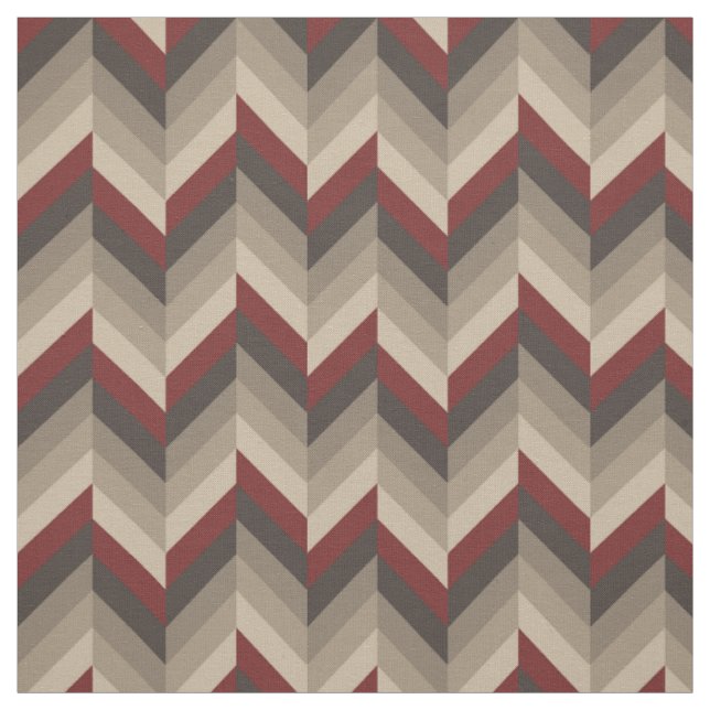 Earthy Herringbone Fabric (Swatch)