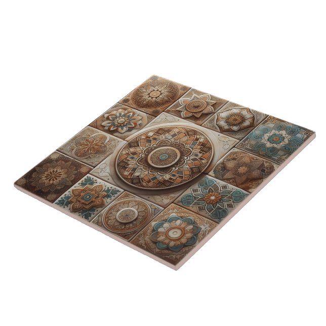 Earthy Intricate Tile Patterns (Side)