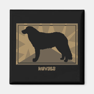 Earthy Kuvasz Magnet