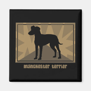 Earthy Manchester Terrier Magnet