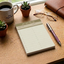 Earthy Modern To-Do List