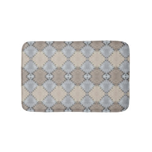 Earthy Muted Tones Bath Mat