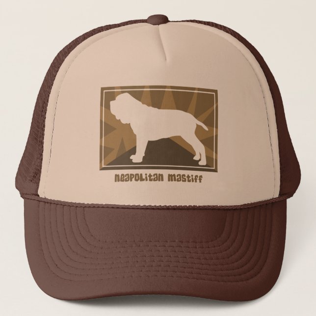 Earthy Neapolitan Mastiff Trucker Hat (Front)