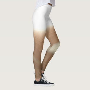 Earthy Ombre Flow: Shifting Sands Leggings