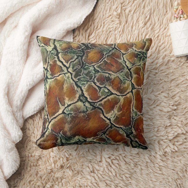 Earthy Pattern Cushion (Blanket)