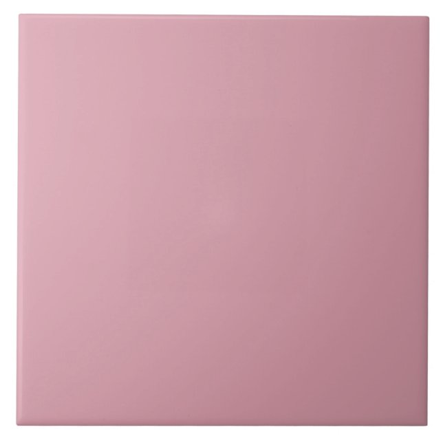 Earthy Pink Ceramic Tile. Ceramic Tile (Front)