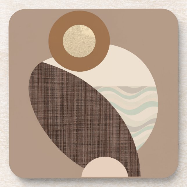 Earthy Shapes Coaster (Front)
