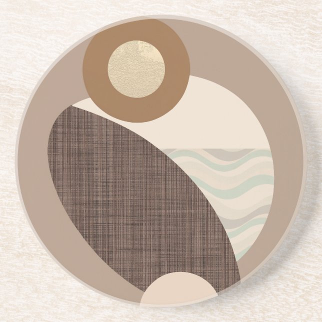 Earthy Shapes Coaster (Front)