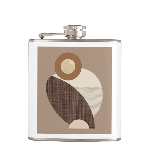 Earthy Shapes Hip Flask (Front)