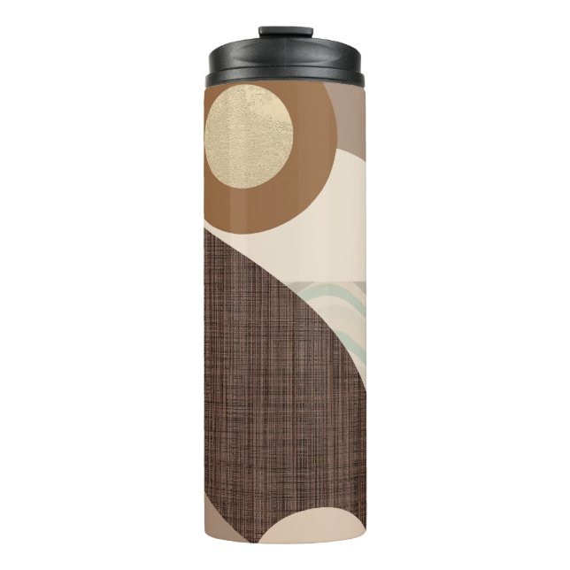 Earthy Shapes Thermal Tumbler (Front)