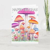 Earthy Sprouting Mushroom Hut Illustration