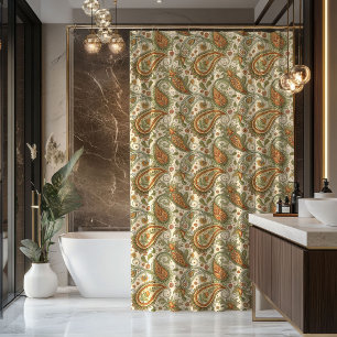 Earthy Swirls Curtain Cosy Boho Gift for Grandma