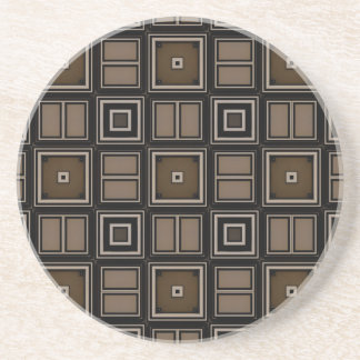Earthy Taupe Sandstone Coaster by Julie Everhart