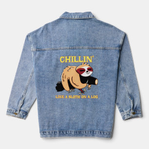 earthy tone denim jacket