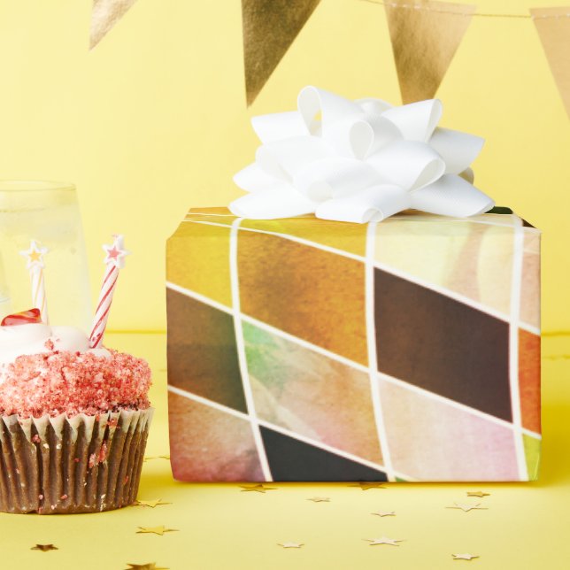 Earthy Tones Gifting Ideals   Wrapping Paper (Birthday Party)