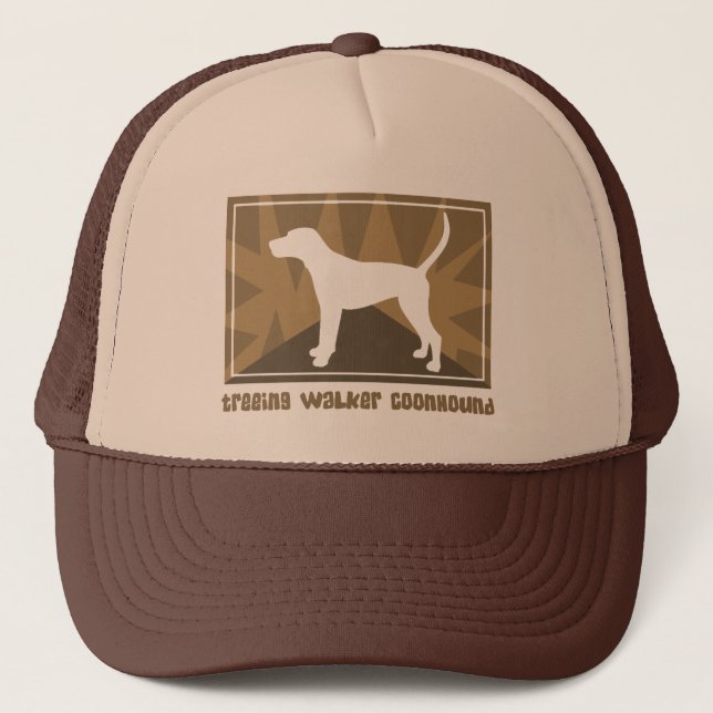 Earthy Treeing Walker Coonhound Trucker Hat (Front)