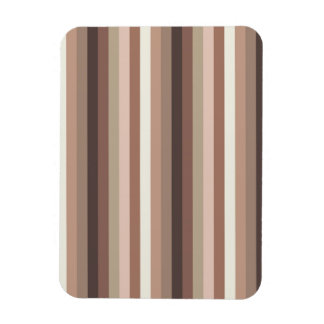 Earthy Vertical Stripe Pattern Magnet