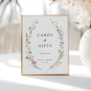 Earthy Wildflower Cards & Gifts Poster