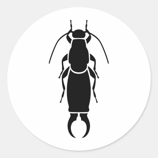Earwig Classic Round Sticker (Front)