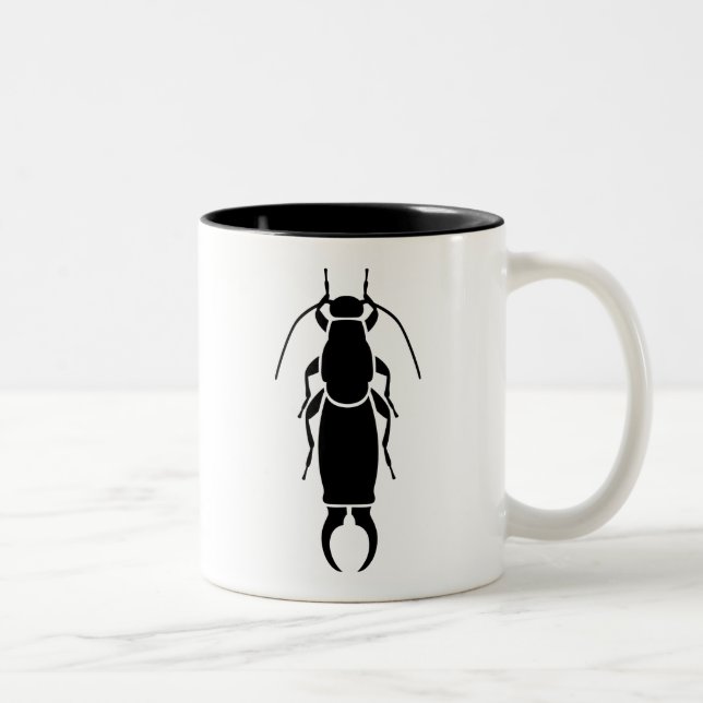 Earwig Two-Tone Coffee Mug (Right)