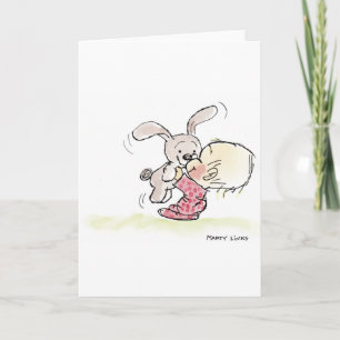 EAS-008 Bunny Fun Holiday Card