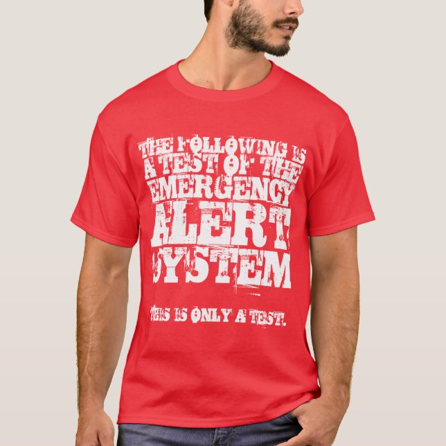 EAS Test (White) (DOUBLE SIDED!) T-Shirt (Front)