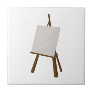 Easel Painting Ceramic Tile